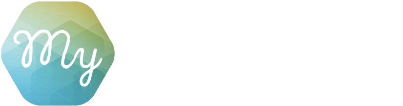 My Insolvency logo with coloured hexagon and white text